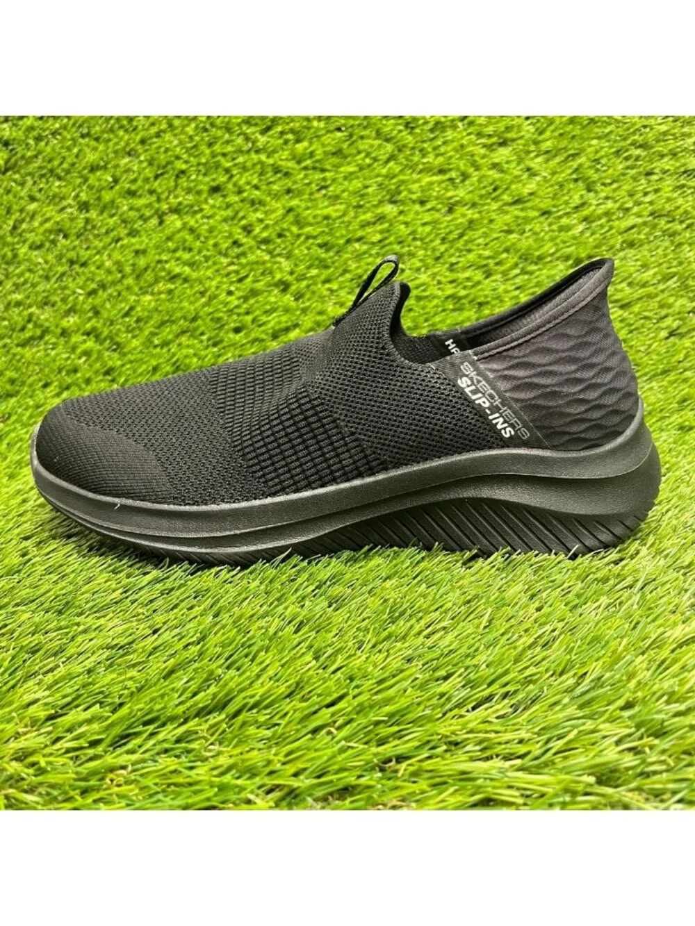 Skechers Ultra Flex 3.0 Smooth Step Mens Size 7E Black Athletic Shoes Sneakers